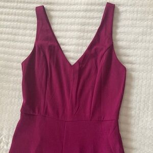 Elegant Magenta Jumpsuit
